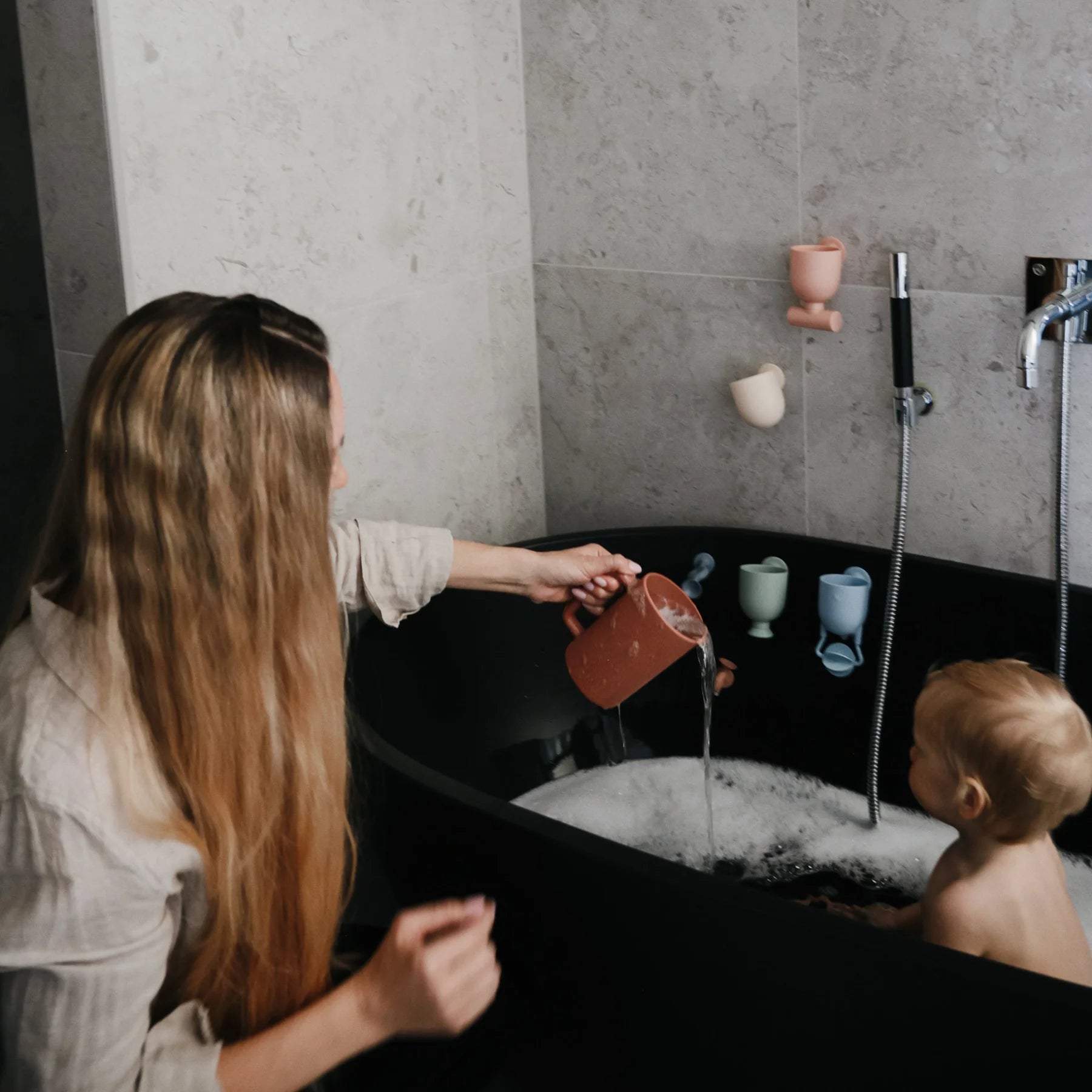 Mushie - Bath Pour & Play Set