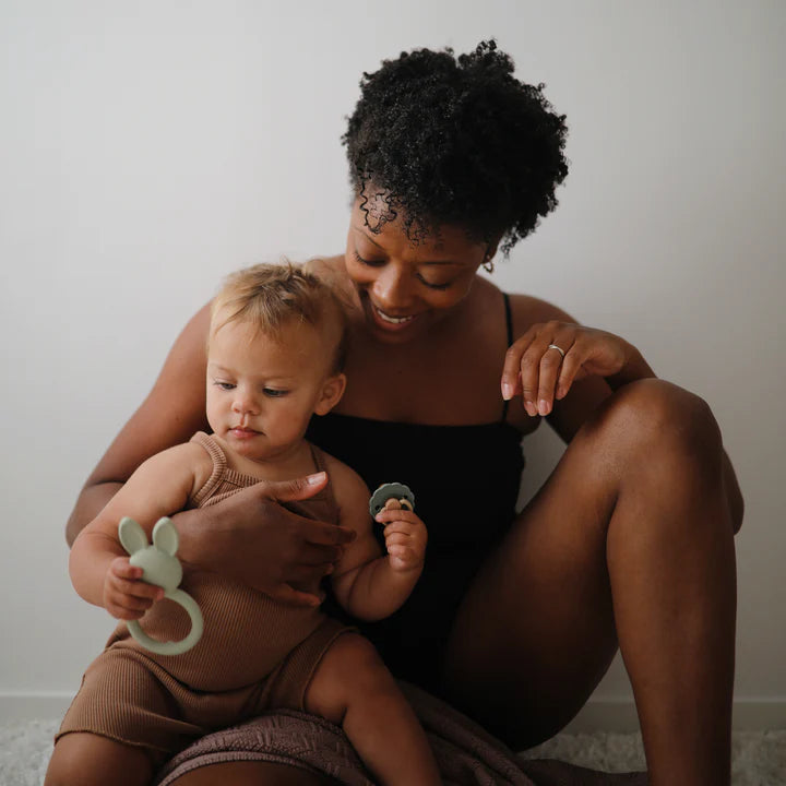 Mushie - Teething Ring - Bunny