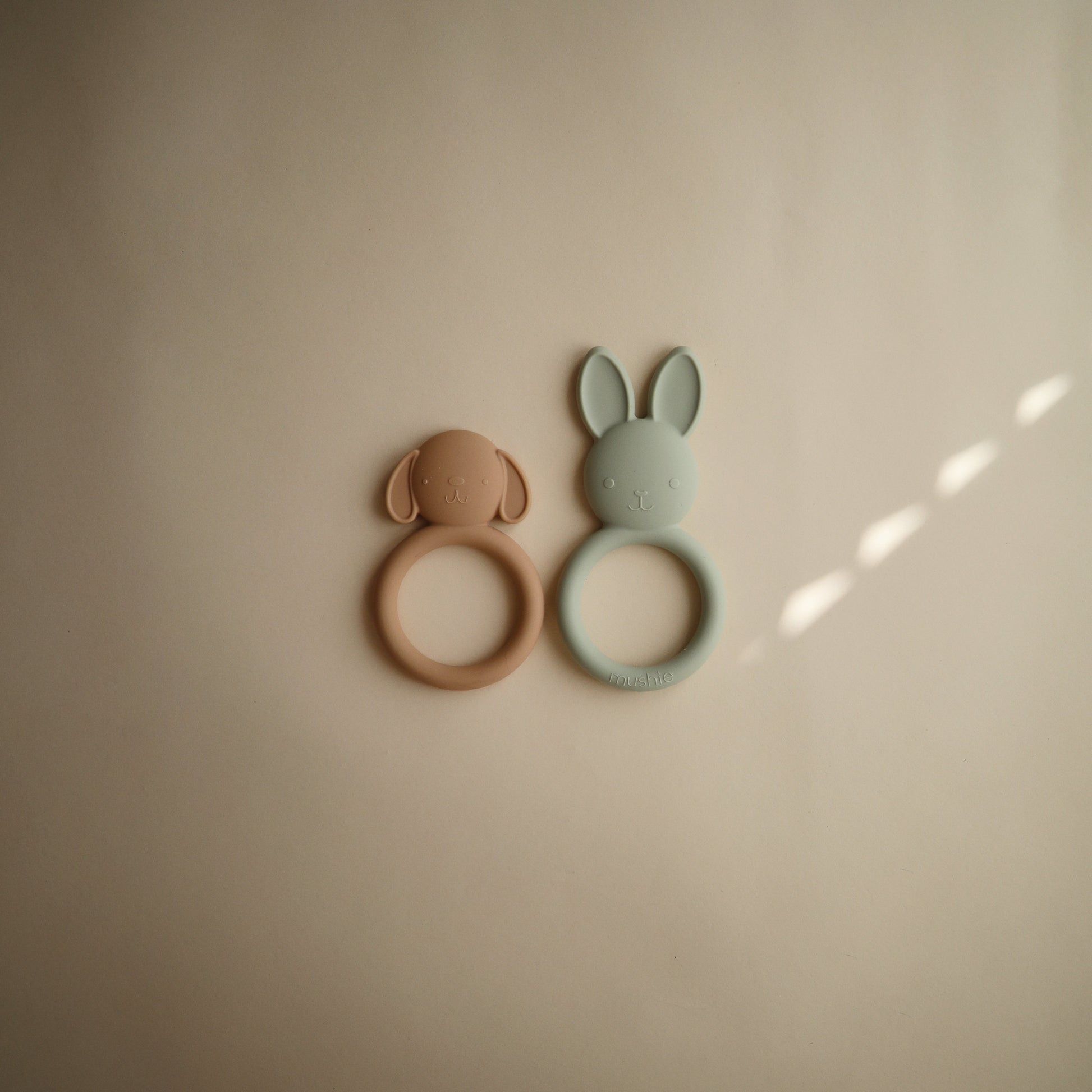 Mushie - Teething Ring - Bunny