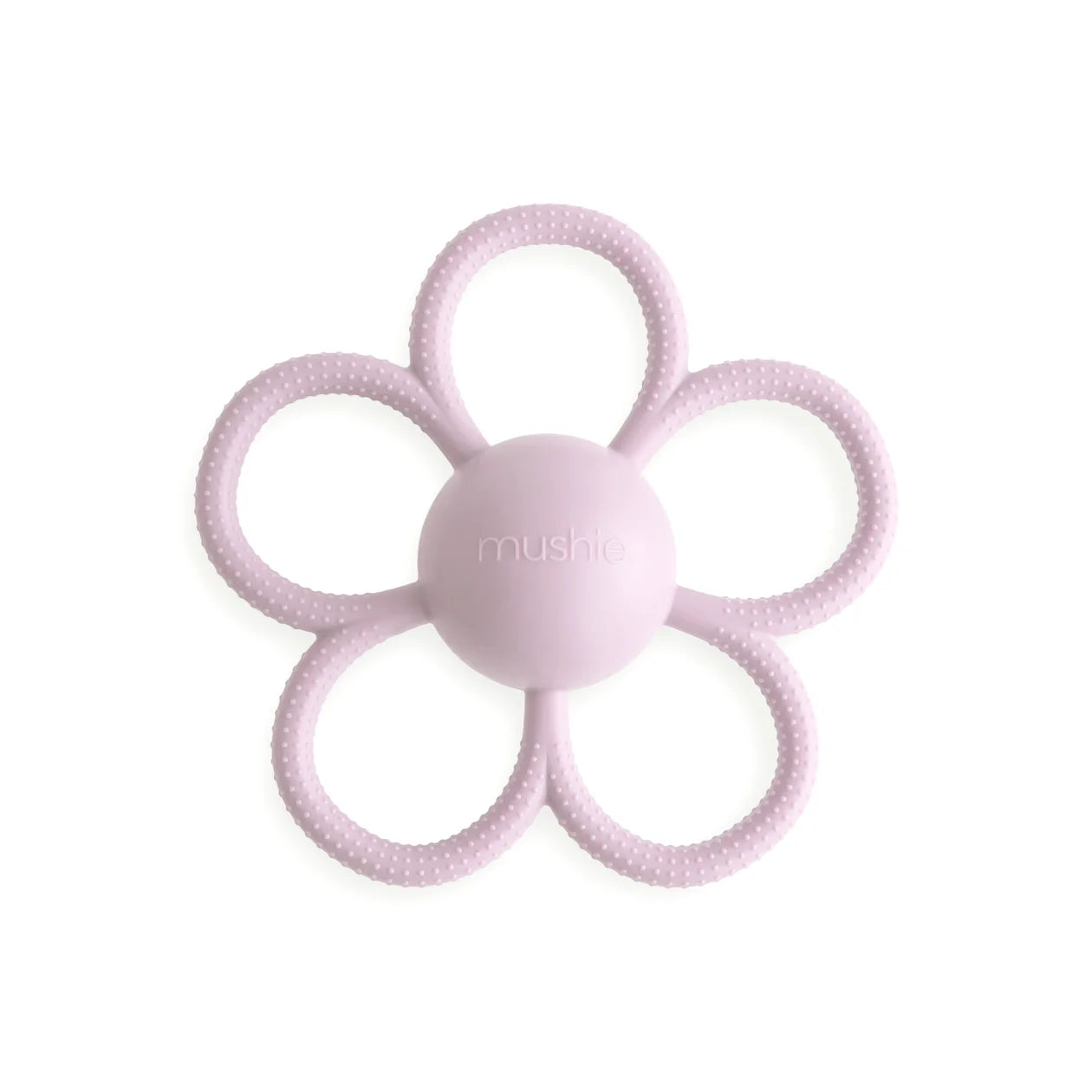 Daisy Rattle Teether - Lilac