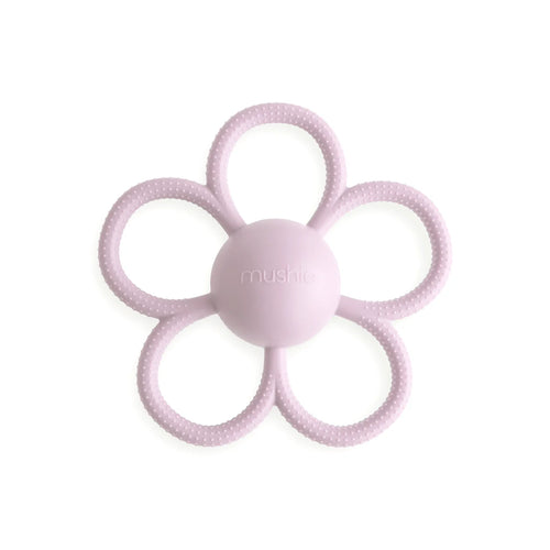 Daisy Rattle Teether - Lilac