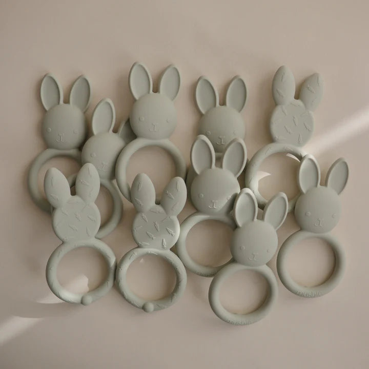 Mushie - Teething Ring - Bunny