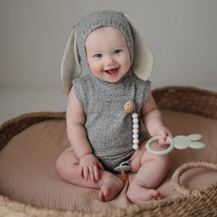 Mushie - Teething Ring - Bunny