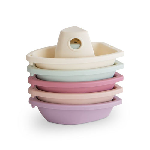 Mushie - Bath Boats – Petal